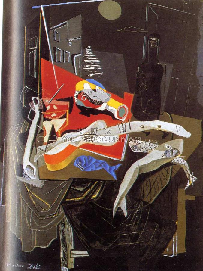 月光下的静物 - 萨尔瓦多·达利